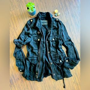 Anthropologie Sanctuary Utility Jacket, Black, Small